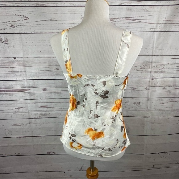 VINTAGE TG USA camisole floral print satin top Sz M - Picture 6 of 8